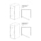 Anzzi Passion Series 24 in. x 70 in. H Hinged Frameless Shower Door in Brushed Nickel with Tsunami Guard Tempered Glass SD-AZ8075-01BN - alternate 4